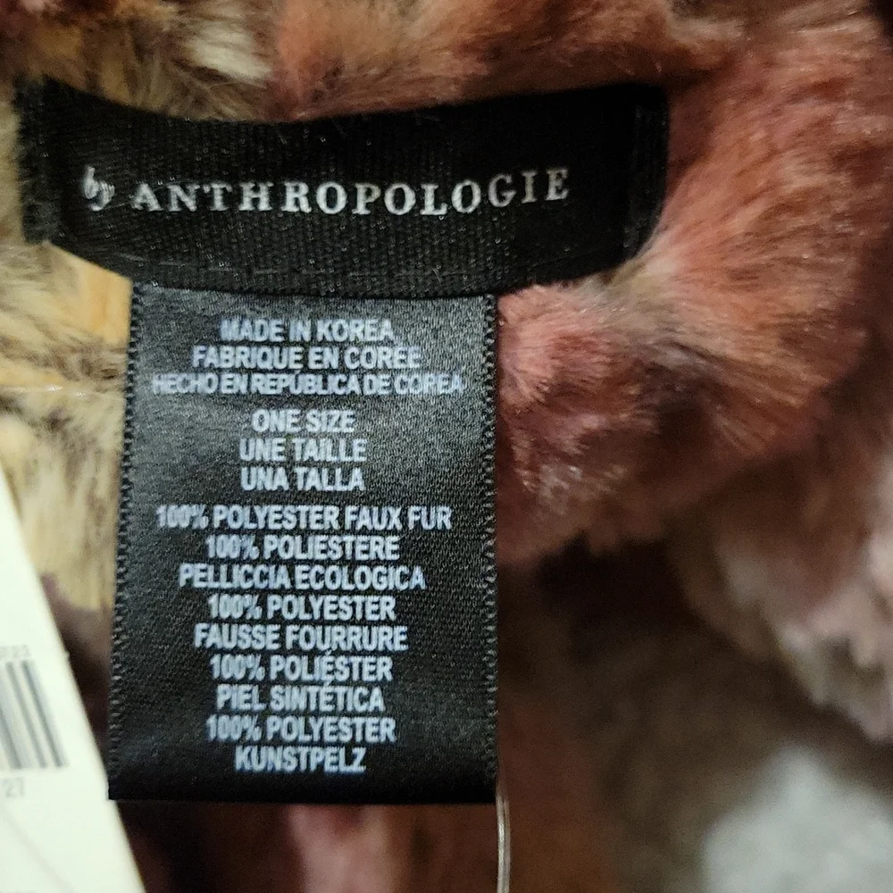 Anthropologie Remy  faux fur stole scarf - Picture 7 of 11